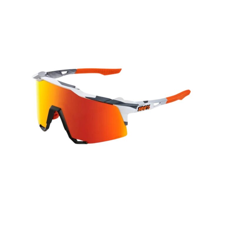Brille 100% SPEEDCRAFT Soft Tact Grau Weiß Fahrradbrillen
