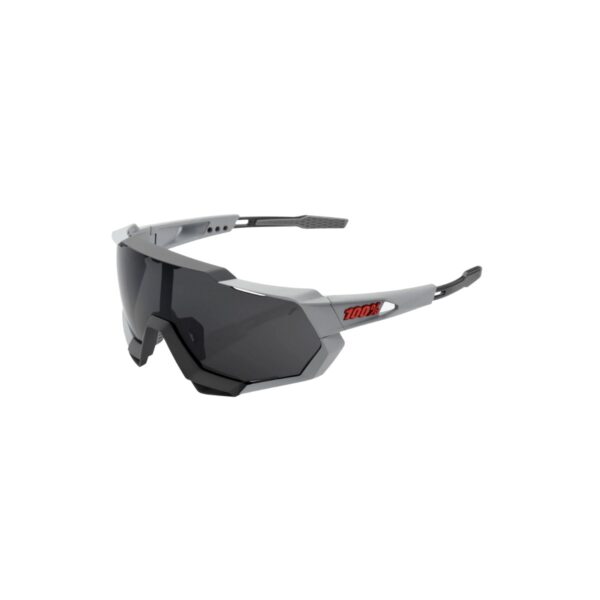 Brille 100% Speedtrap Grey - Rauchgläser Fahrradbrillen