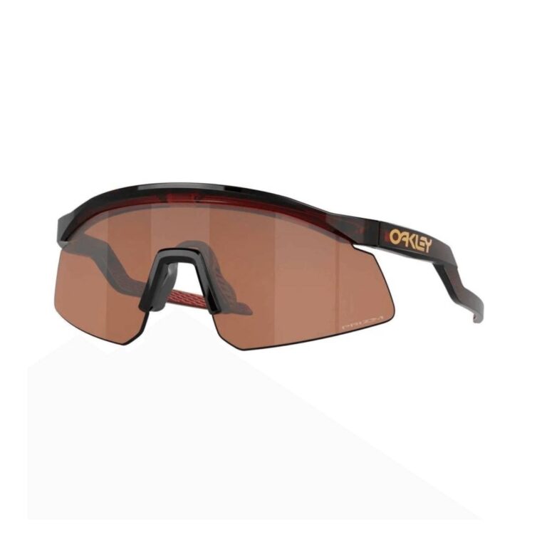 Brille Oakley Hydra Schwarz mit Braunen Gläsern Fahrradbrillen