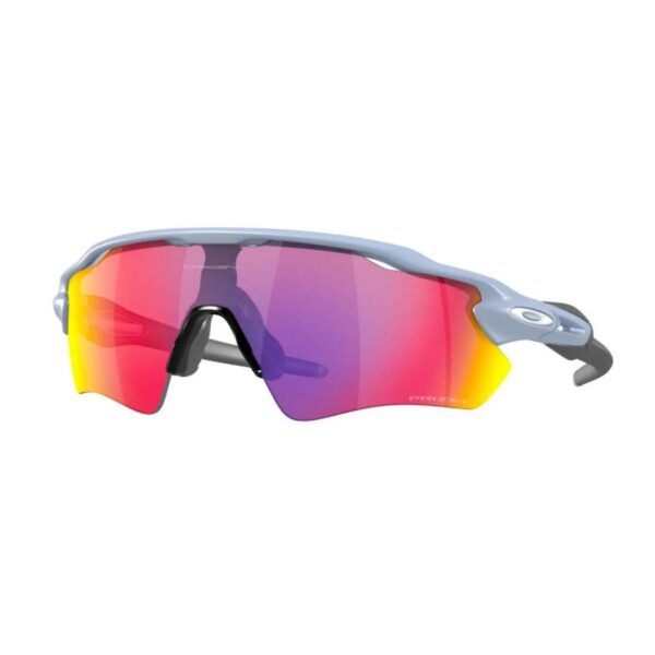 Brille Oakley Radar EV Path Grau Gläser Prizm Road Mehrfarbig Fahrradbrillen