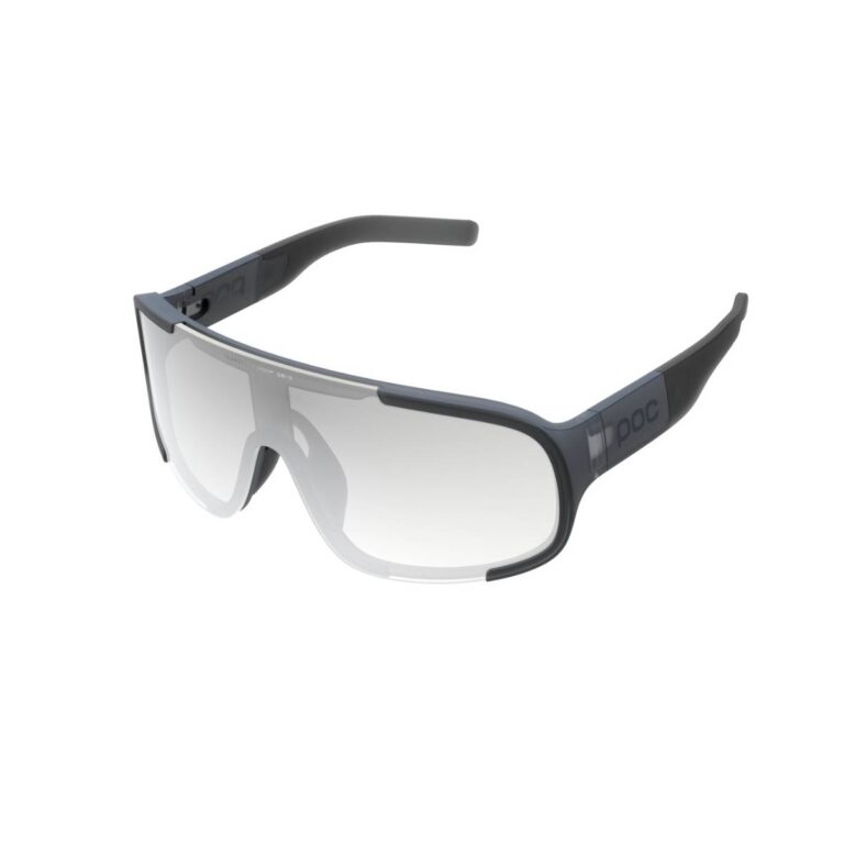 Brille POC Aspire Photochromic Schwarz Weiß Fahrradbrillen