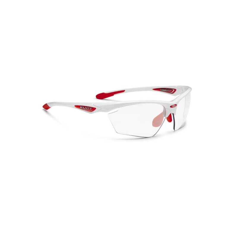 Brille Stratofly White Gloss RPO Photoclear Rudy Project Fahrradbrillen