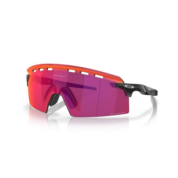 Brillen Oakley Encoder Strike Vented Schwarz Rot Fahrradbrillen