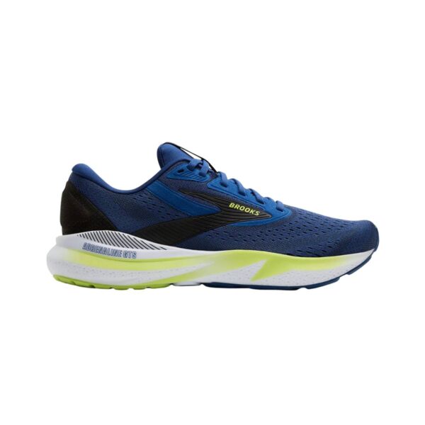 Brooks Adrenaline GTS 24 Schuhe Blau Gelb AW25