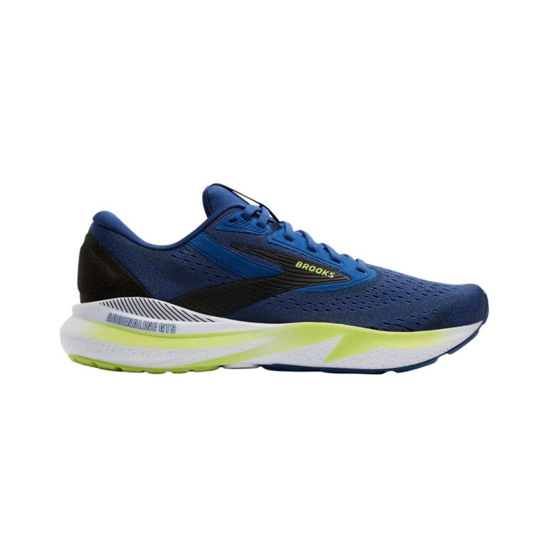 Brooks Adrenaline GTS 24 Schuhe Blau Gelb AW25