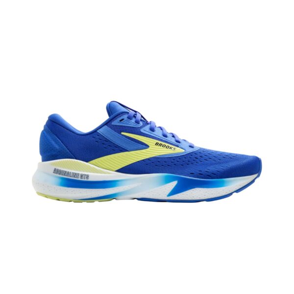 Brooks Adrenaline GTS 24 Wide Blau Gelb SS25 Schuhe