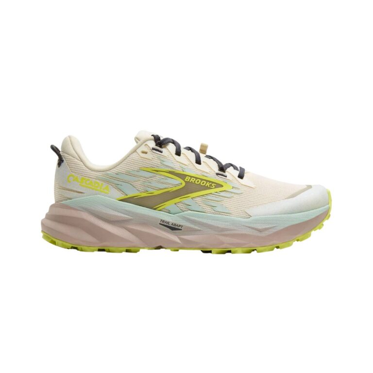 Brooks Cascadia 19 Schuhe Beige Gelb AW25 Damen