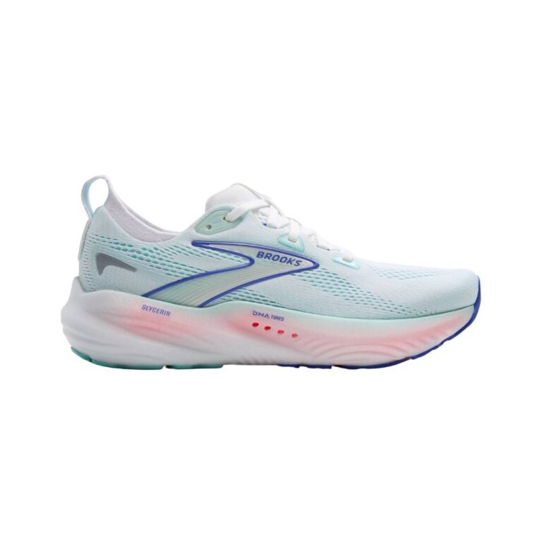 Brooks Glycerin 22 Wide Schuhe Blau Rot SS25 Damen