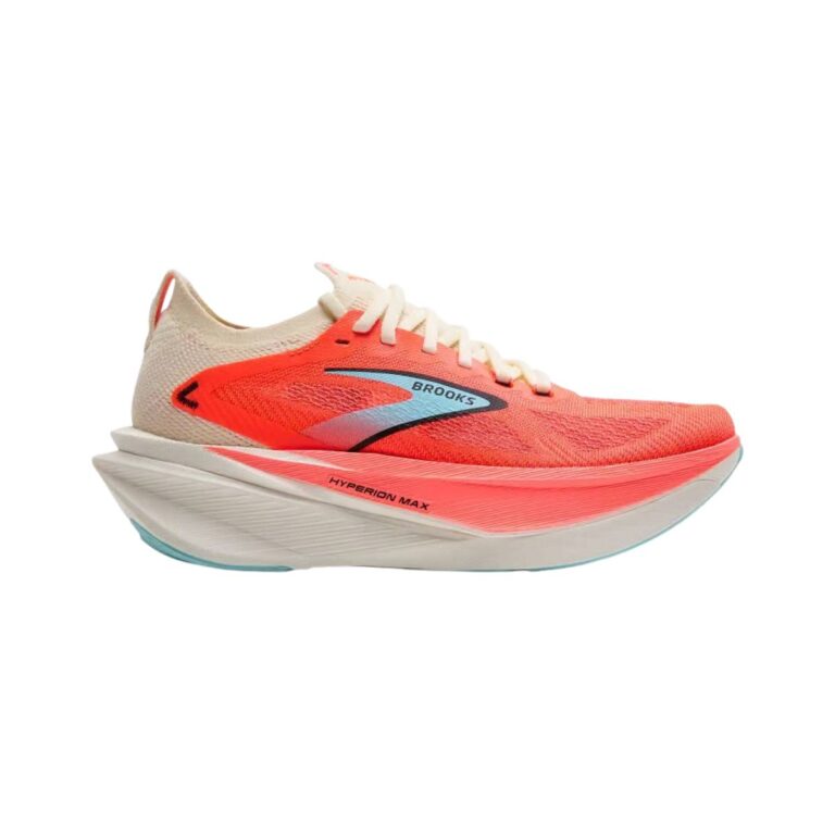 Brooks Hyperion Max 3 Coral Weiß AW25 Damen