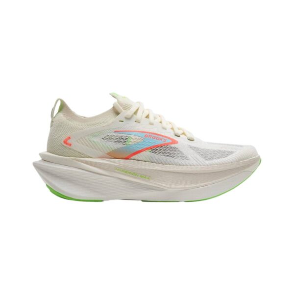 Brooks Hyperion Max 3 Schuhe Weiß Grün AW25