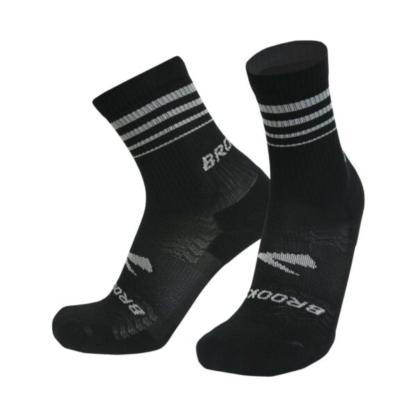 Brooks Run-In Crew 3er-Pack Socken Schwarz