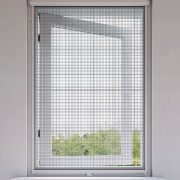 Bruynzeel Plissé Fensterbildschirm S500 - kürzbar - 63 x 155 cm - Weiß Wohnen & Kochen