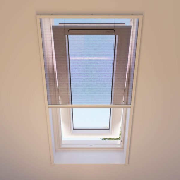 Bruynzeel S500 Plissé Fensterbildschirm - Weiß - 103 x 155 CM Haus & Garten