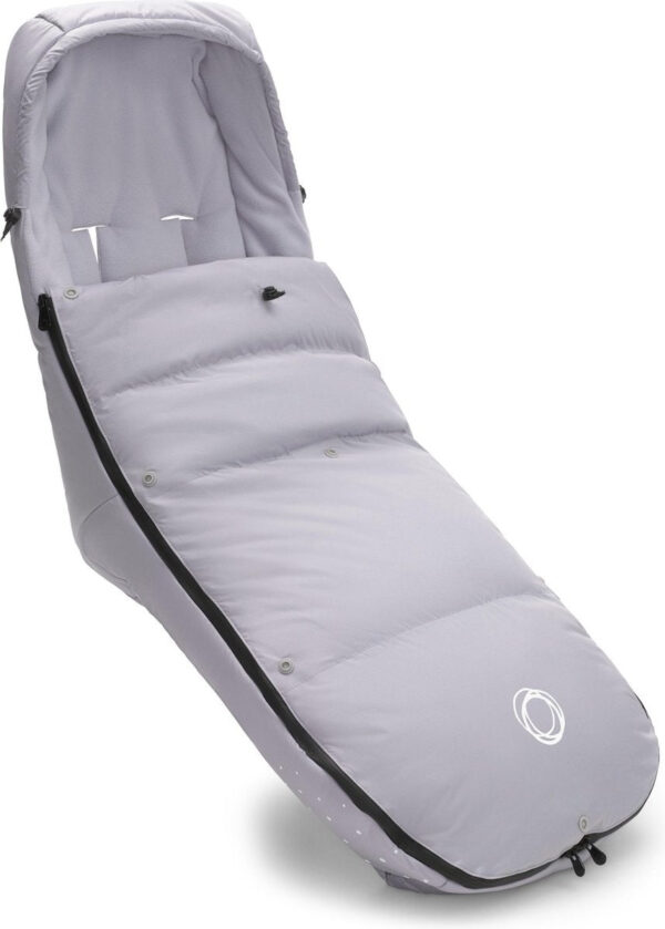 Bugaboo kuscheliger Fußsack Kinderwagenzubehör mit Kapuze Schuhabdeckung Zwei-Wege-Reißverschluss Grey Wohnen & Kochen