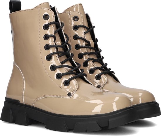 Bullboxer Aaf504f6s Veterinärstiefel - Stiefel mit Schnürung - Mädchen - Taupe - Größe 37 Kleidung