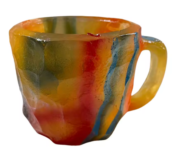 Bunte Kristalltasse Wohnen & Kochen