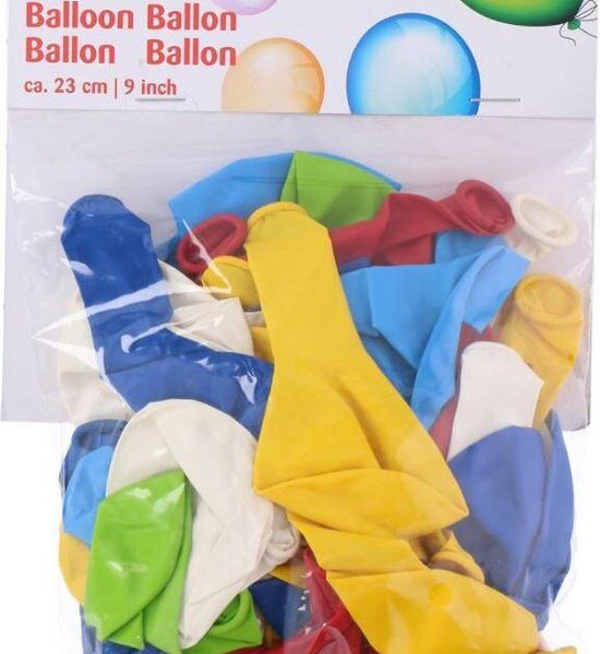 Bunte Luftballons - 50 Stück - 23 cm - Latex Hobby & Sport