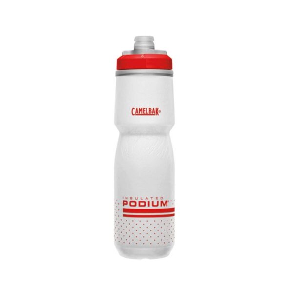 Camelbak Podium Chill Bottle 0.7L Rot Weiß Fahrradzubehör