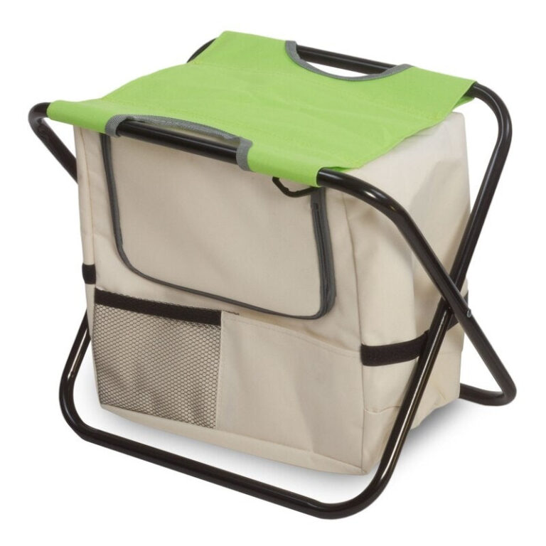 Campingstuhl MIT Kühltasche - Grün - 36 cm Hobby & Sport