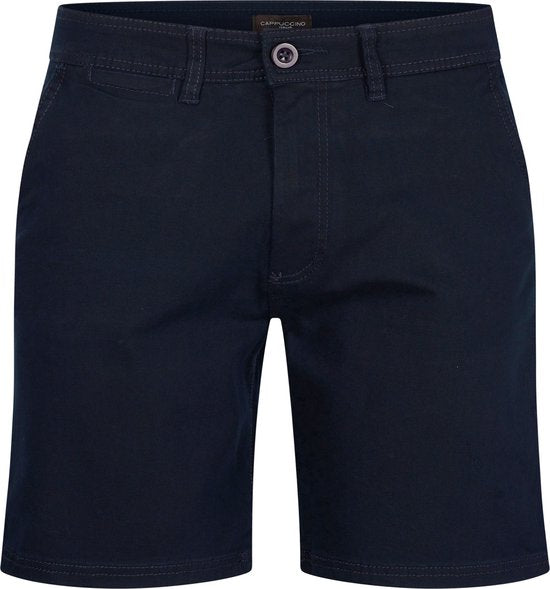 Cappuccino Italia - Herren Shorts Chino Short Navy - Blau - Größe XXL Kleidung