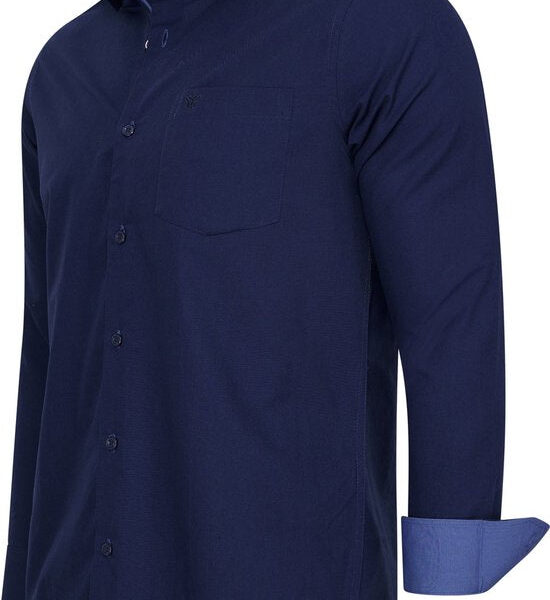 Cappuccino Italia - Herren Stretch Hemd Milano - Blau - Größe XXL Kleidung