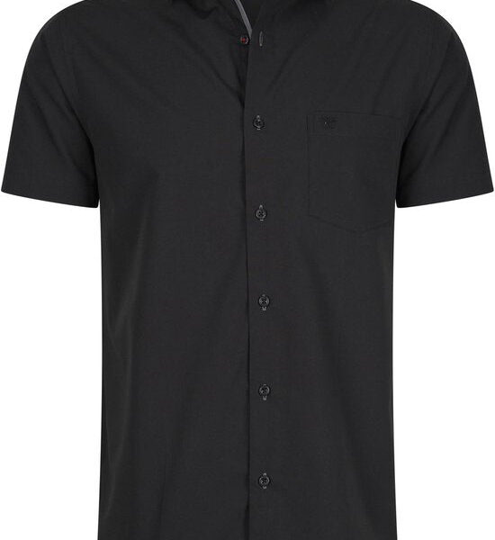 Cappuccino Italia - Herrenhemden Kurzarm Palermo - Schwarz - Größe 3XL Kleidung