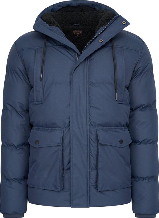 Cappuccino Italia - Herrenjacke Winter Moorland - Blau - Größe XL Kleidung