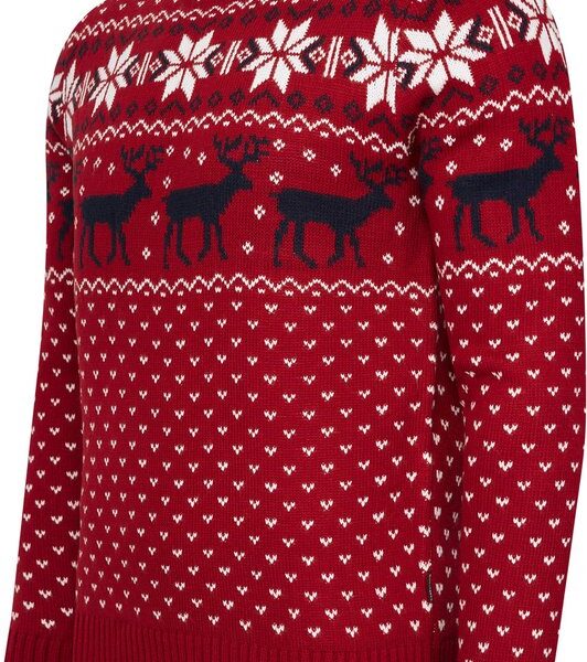 Cappuccino Italia - Norweger-Pullover für Herren - Rot - Größe L Kleidung