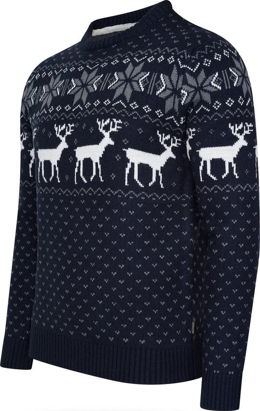 Cappuccino Italia - Norwegerpullover für Herren - Blau - Größe XL Kleidung