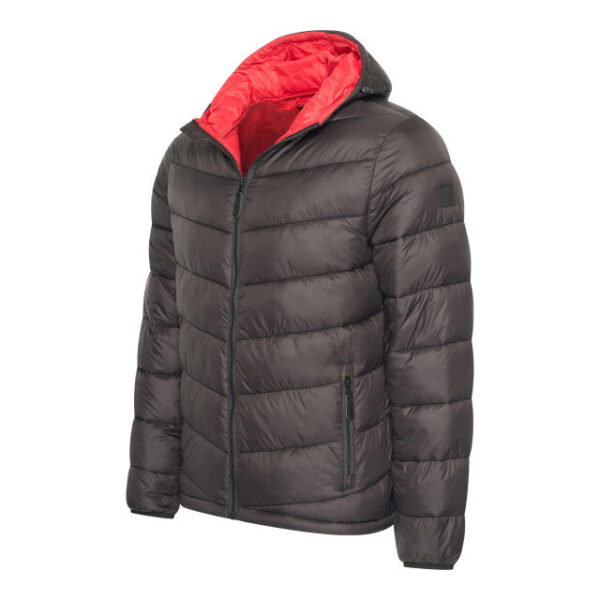 Cappuccino Italia Winterjacke mit Kapuze - Schwarz - Größe XXL Kleidung