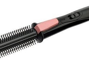 Carmen CB3085 - Lockenbürste - 25 Watt - Easyclean - Schwarz/Pink Schön & Gesund