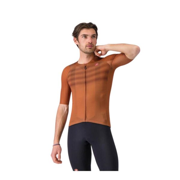 Castelli Aero Race 8S Kurzarmtrikot Braun