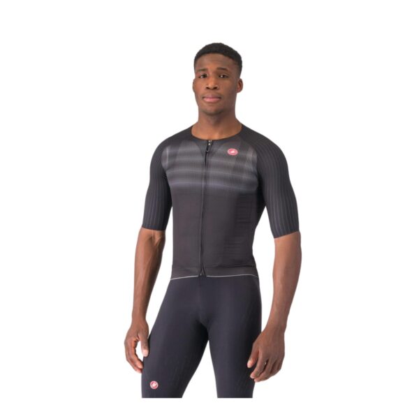 Castelli Aero Race 8S Kurzarmtrikot Schwarz