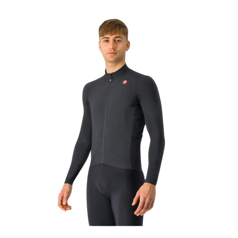 Castelli Aero Race Langarmtrikot Schwarz
