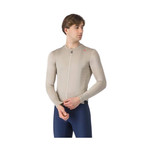Castelli Espresso LS Langarmtrikot Beige