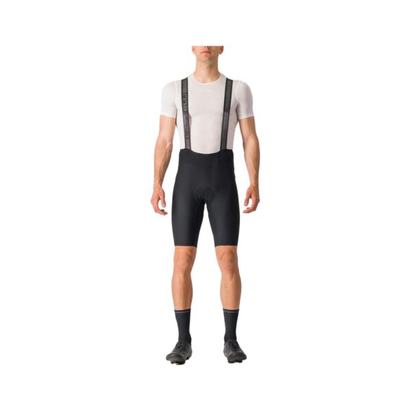Castelli Espresso Schwarz Trägerhose