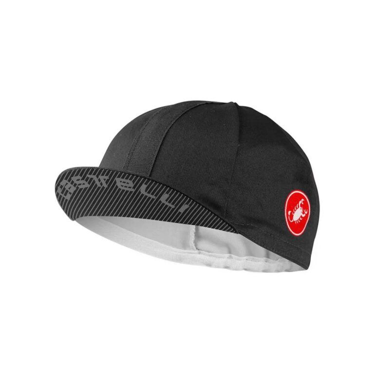 Castelli Espresso Schwarze Kappe