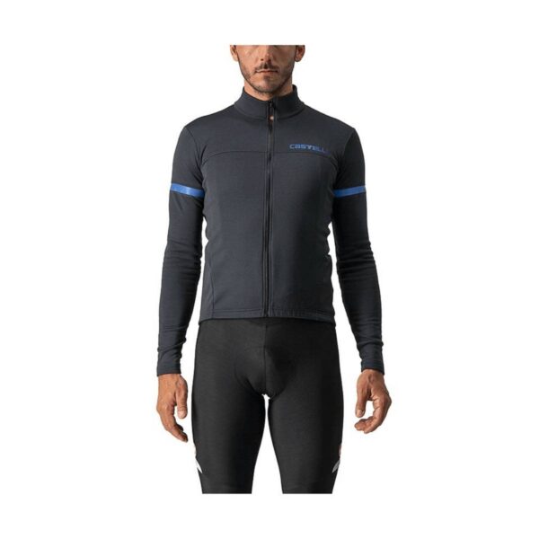 Castelli Fondo 2 FZ Langarmtrikot Schwarz