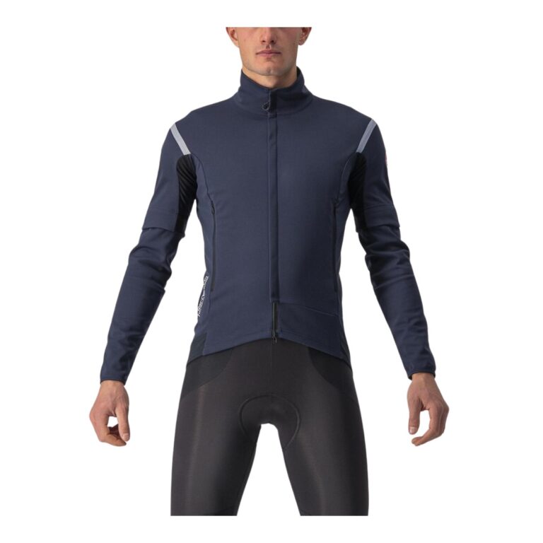 Castelli Perfetto RoS 2 Cabrio-Jacke Blau Grau