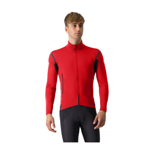Castelli Perfetto RoS 2 Langarmjacke Rot Schwarz
