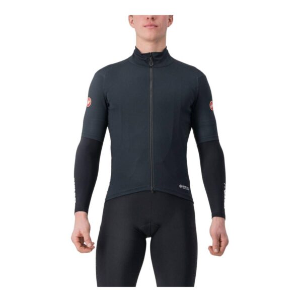 Castelli Perfetto RoS 2 Wind Kurzarmtrikot Blau Schwarz