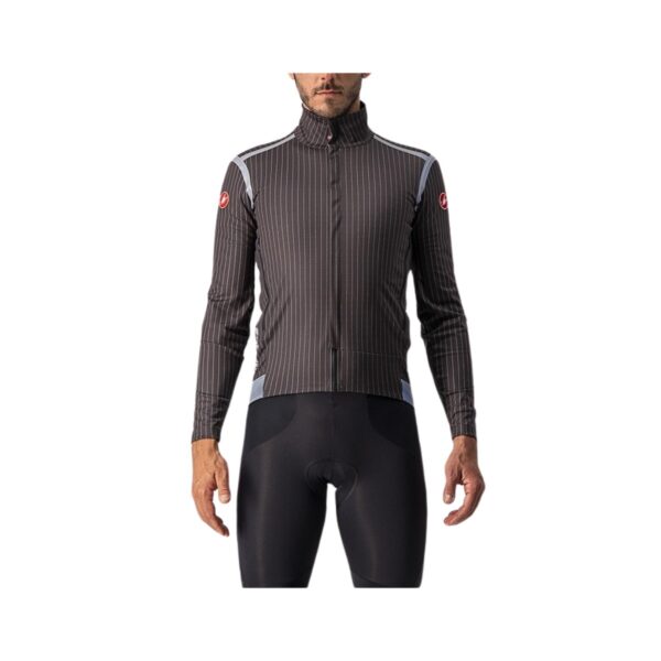 Castelli Perfetto Ros Streifen Schwarze Jacke