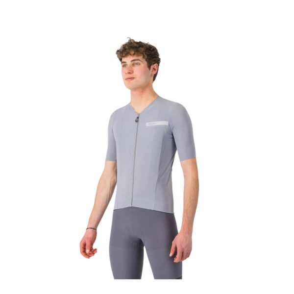 Castelli Premio Evo Kurzarmtrikot Grau Vortex