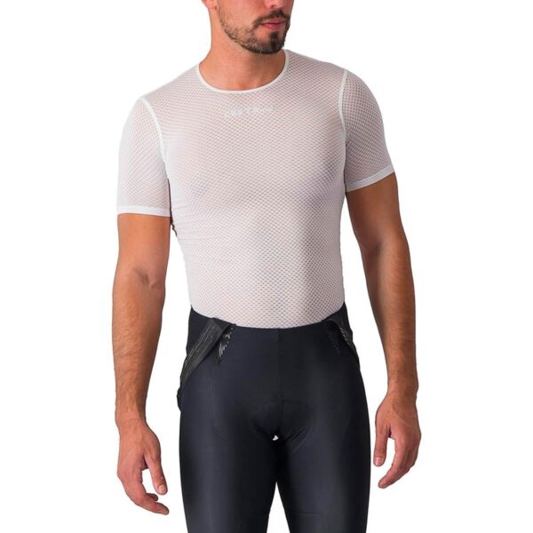 Castelli Pro Mesh 2.0 Unterhemd Kurzarm Weiß