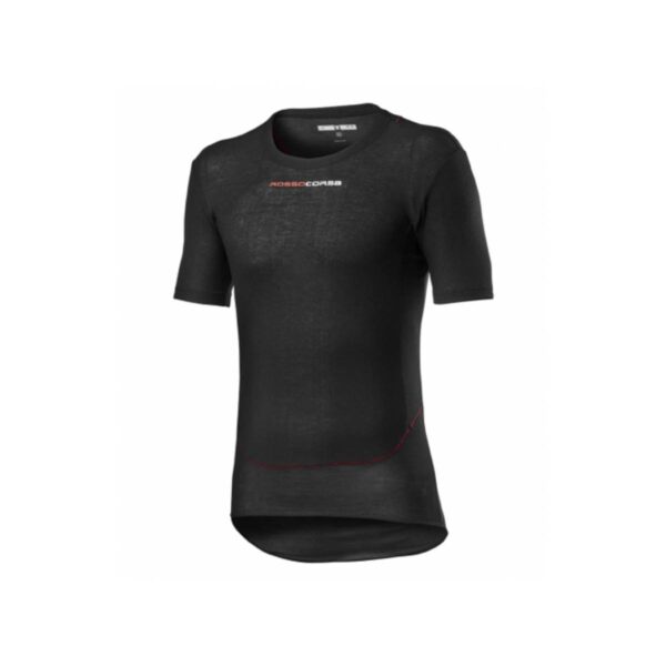 Castelli Prosecco Tech Kurzarm-Basisschicht Schwarz