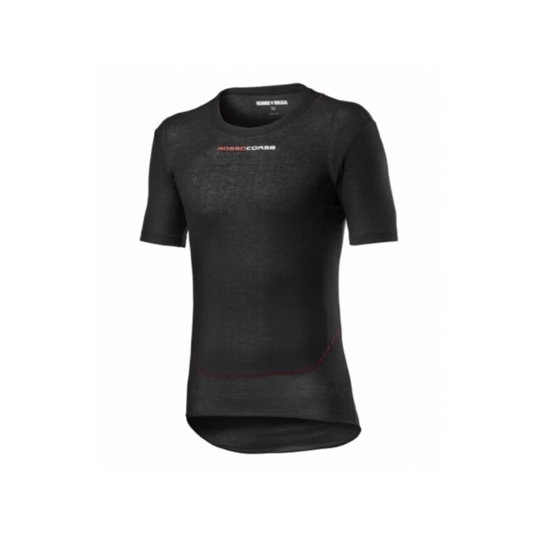 Castelli Prosecco Tech Kurzarm-Basisschicht Schwarz