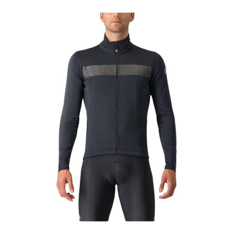 Castelli Raddoppia 3 Jacke Schwarz Grau