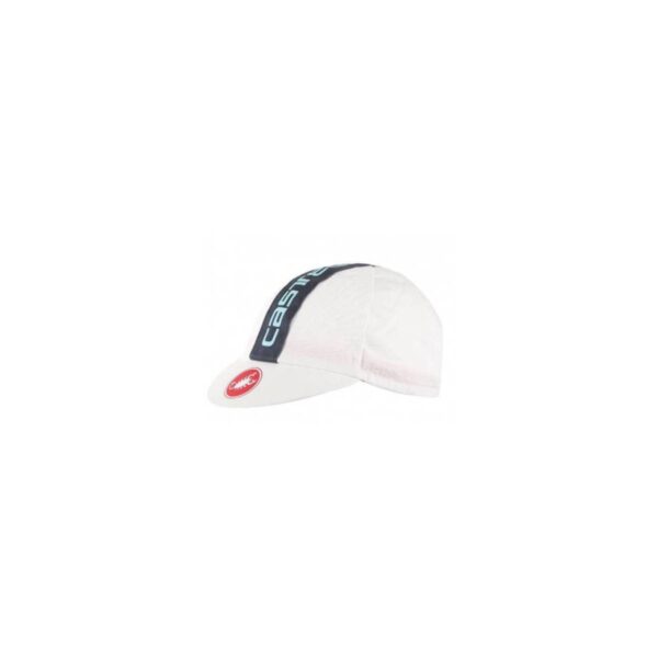 Castelli Retro 3 Cap Washed White 50s - Anthrazit