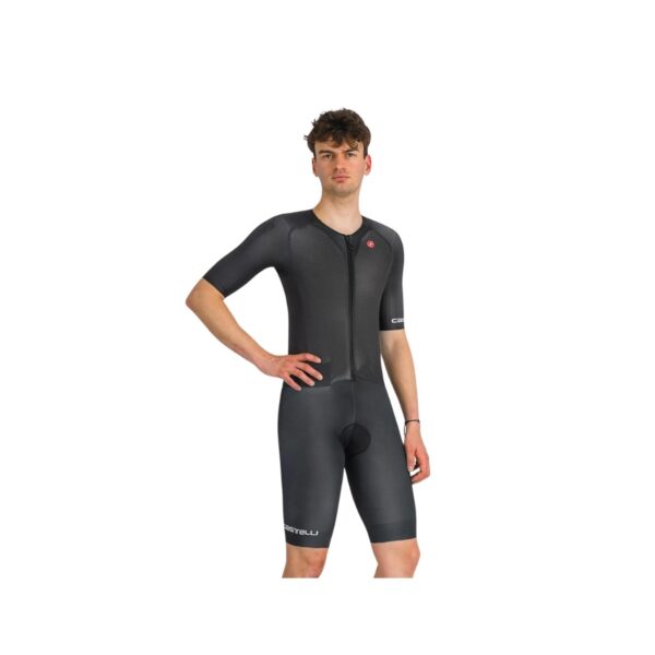 Castelli Sanremo BTW Kurzarm-Radanzug Schwarz