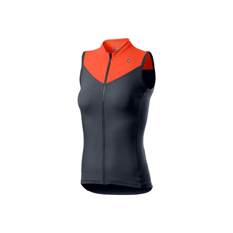 Castelli Solaris Damentrikot Schwarz Orange